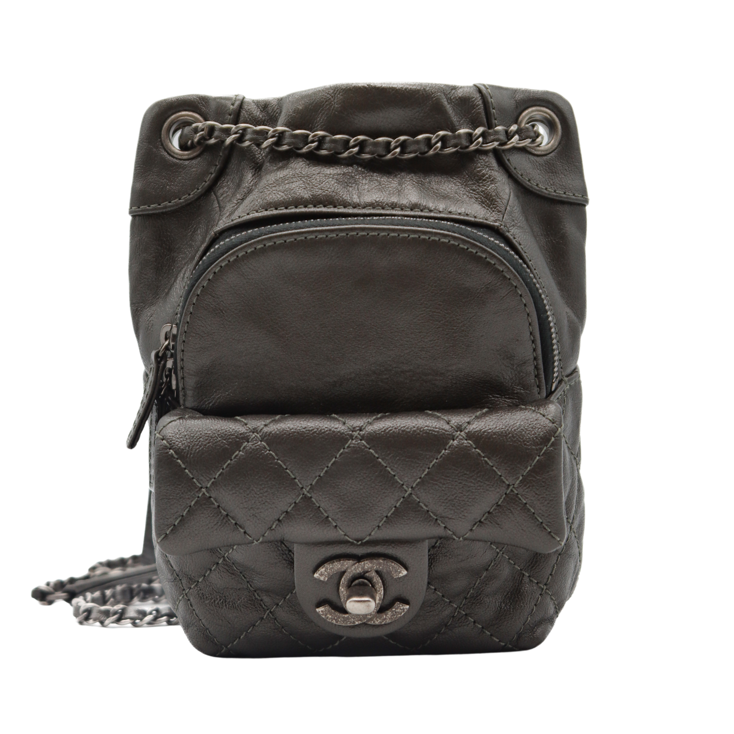 c&c leather backpack Chanel